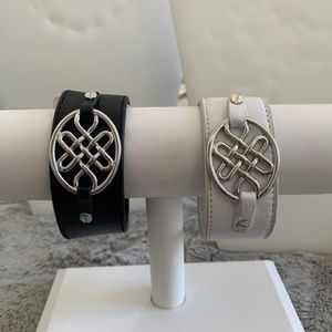 Love Knot Leather Cuffs